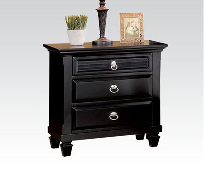 Picture of Traditional Black Merivale Night Stand 