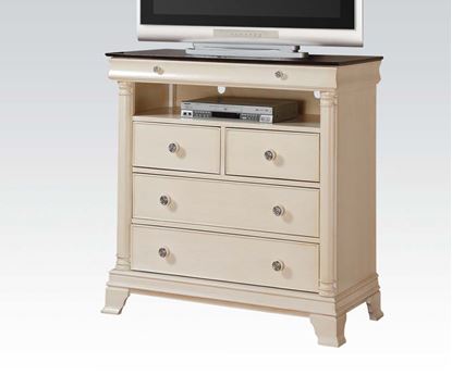 Picture of Louis Philippe III Cream Finish Media Chest 