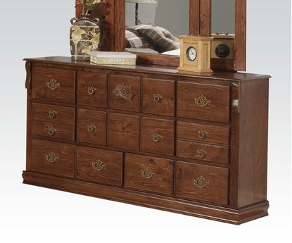 Picture of Ponderosa Traditional Walnut Dresser