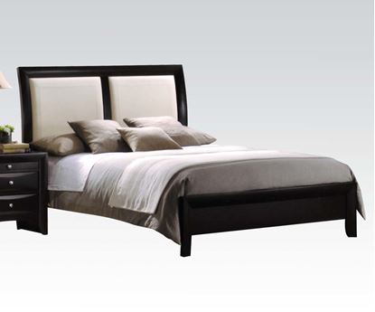 Picture of Ireland Black Finish Bycast Queen Size Bed