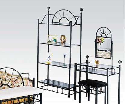 Picture of Sunburst 4 Tier Display Rack / Etagere