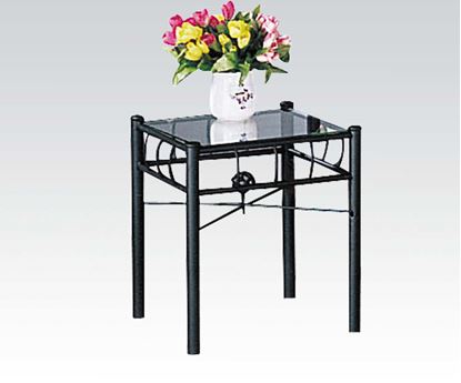 Picture of Black Metal Nightstand