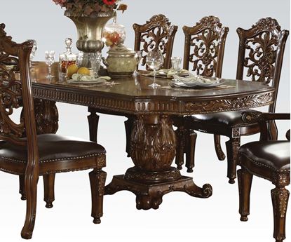 Picture of Vendome Dark Cherry Finish Formal Dining Room Table 