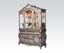Picture of Modern Chantelle Antique Platinum Buffet with Hutch