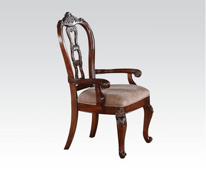 Picture of Nathaneal Tobacco 2 Pcs. Arm Chair    (Set of 2)