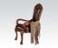 Picture of Dresden Cherry Oak Finish 2 Pcs. PU Dining Arm Chairs  (Set of 2)