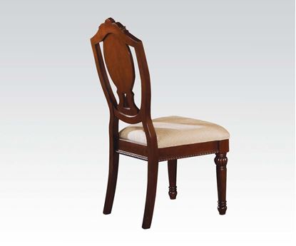 Picture of 2 Pcs.  Classique Cherry Finish Dining Side Chairs      (Set of 2)