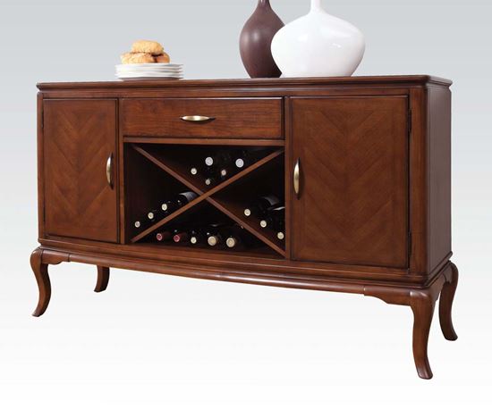 Picture of Kingston Brown Cherry Finish Server