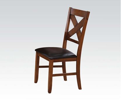 Picture of Appollo 2 Pcs. Dining Side Chairs in Oak Finish    (Set of 2)