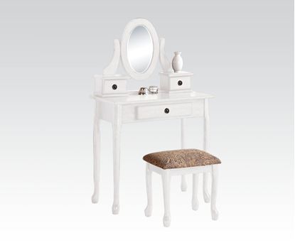 Picture of White Vanity Set