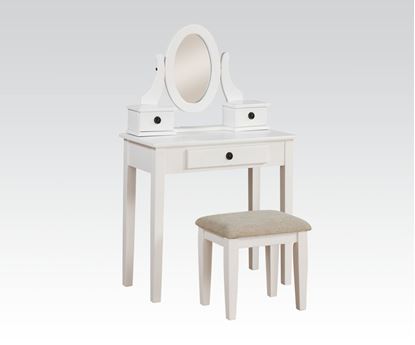 Picture of White Vanity Set