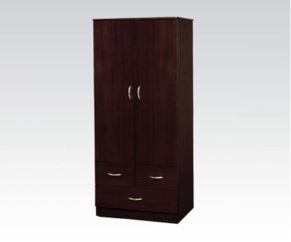 Picture of Contemporary Espresso Yorktown Wardrobe