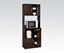 Picture of Espresso Wood Kitchen Cabinet Cart with Storage Shelves