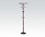Picture of Hubert 4 Levels of Metal Frame Hooks Coat Hat Rack Hanger Hall Tree ES