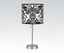 Picture of Table Lamp W/Floral Shade, 19"H  (Set of 2)
