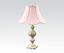 Picture of Table Lamp W/Pink Shade, 27"H  (Set of 2)