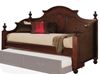Picture of Classique Cherry Finish Wood Daybed