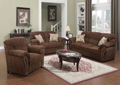 Picture of Patricia Dark Brown Living Room Set