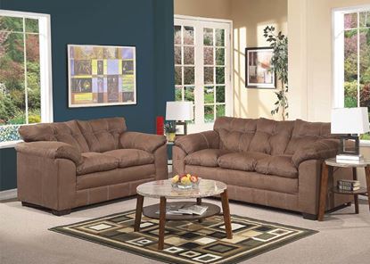 Picture of Lucille Espresso Living Room Set